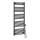 Aqualine - Електрически радиатор за баня DIRECT-E 800 W 168 x 60 см в матово черно