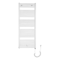 Aqualine - Електрически радиатор за баня DIRECT-E 800W 168x60 см бял