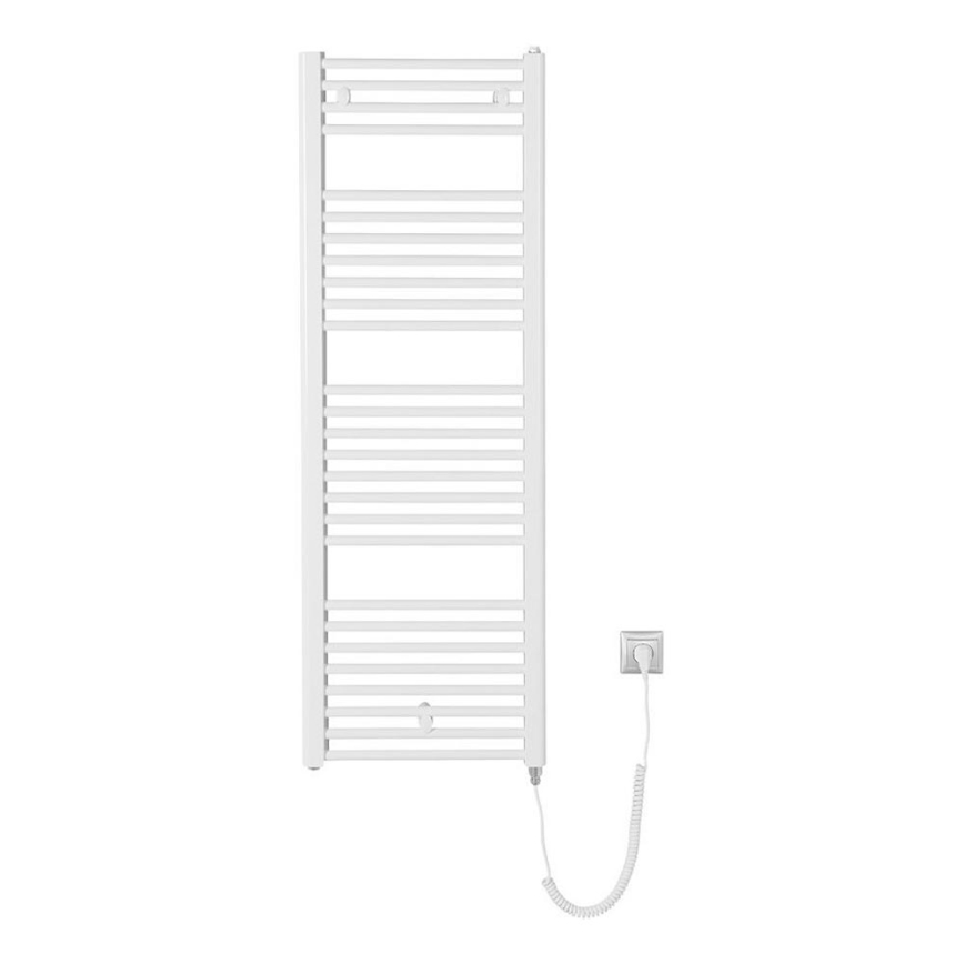 Aqualine - Електрическо оборудване за баня радиатор DIRECT-E 400W/230V 132 см бял прав