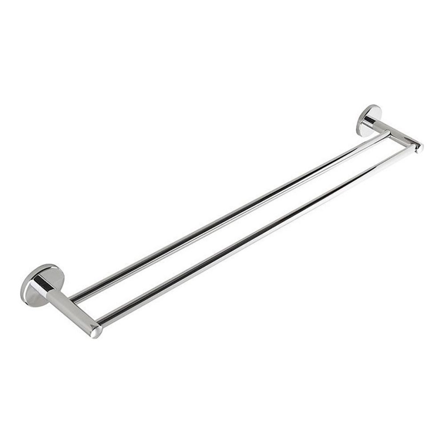 Aqualine - Стенна закачалка за кърпи SAMBA 12x64,5 см лъскав хром