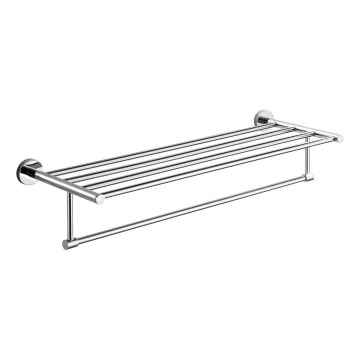 Aqualine - Стенна закачалка за кърпи SAMBA 21x62,5 см лъскав хром