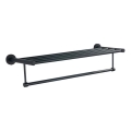Aqualine - Стенна закачалка за кърпи SAMBA 21x62,5 см черен