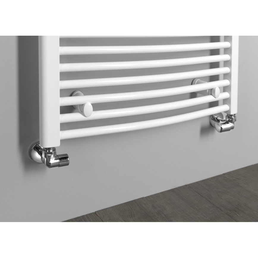 Aqualine - Комплект за свързване на ъглови вентили FIRST десен/лъскав хром