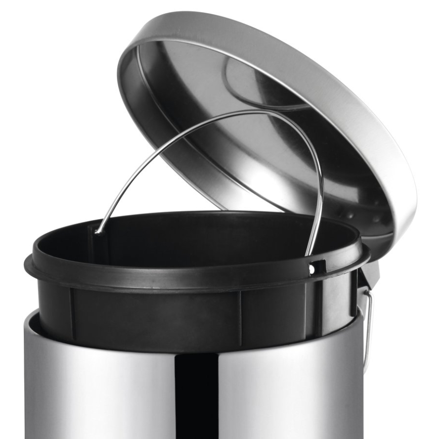 Aqualine - Кош за отпадъци SIMPLE LINE 20 l полиран неръждаем