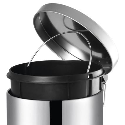 Aqualine - Кош за отпадъци SIMPLE LINE 5 l полиран неръждаем