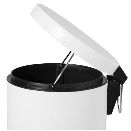 Aqualine - Кош за отпадъци SIMPLE LINE 3 л матов бял