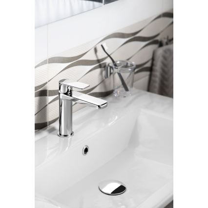 Aqualine - Кран за мивка DAPHNE 15,5 см лъскав хром