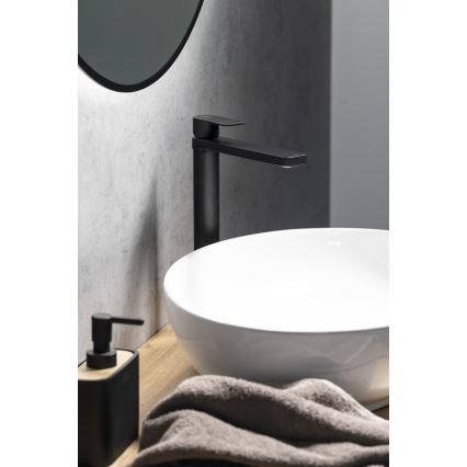 Aqualine - Кран за мивка DAPHNE 29 см матов черен