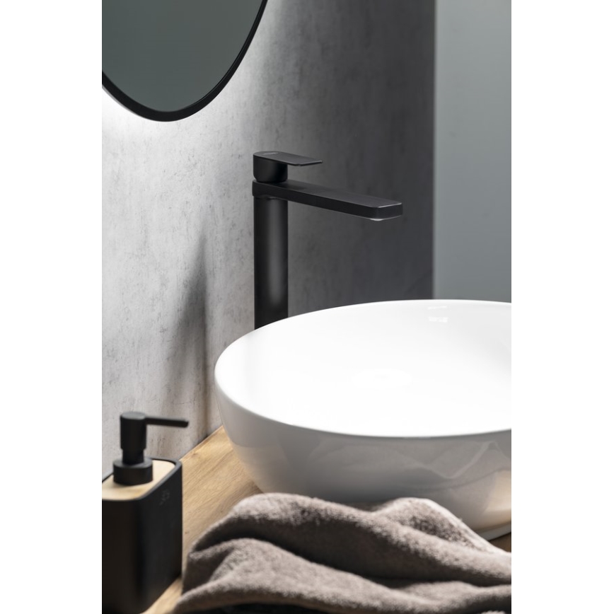 Aqualine - Кран за мивка DAPHNE 29 см матов черен