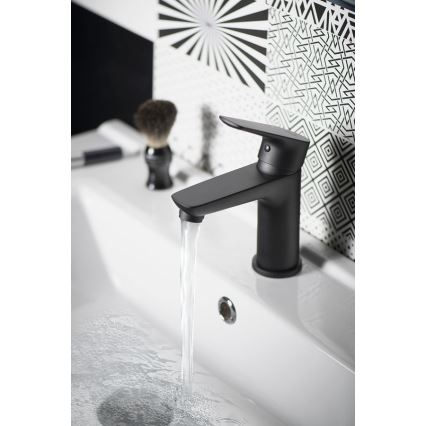 Aqualine - Кран за мивка LOTTA матов черен