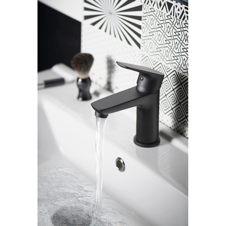 Aqualine - Кран за мивка LOTTA матов черен