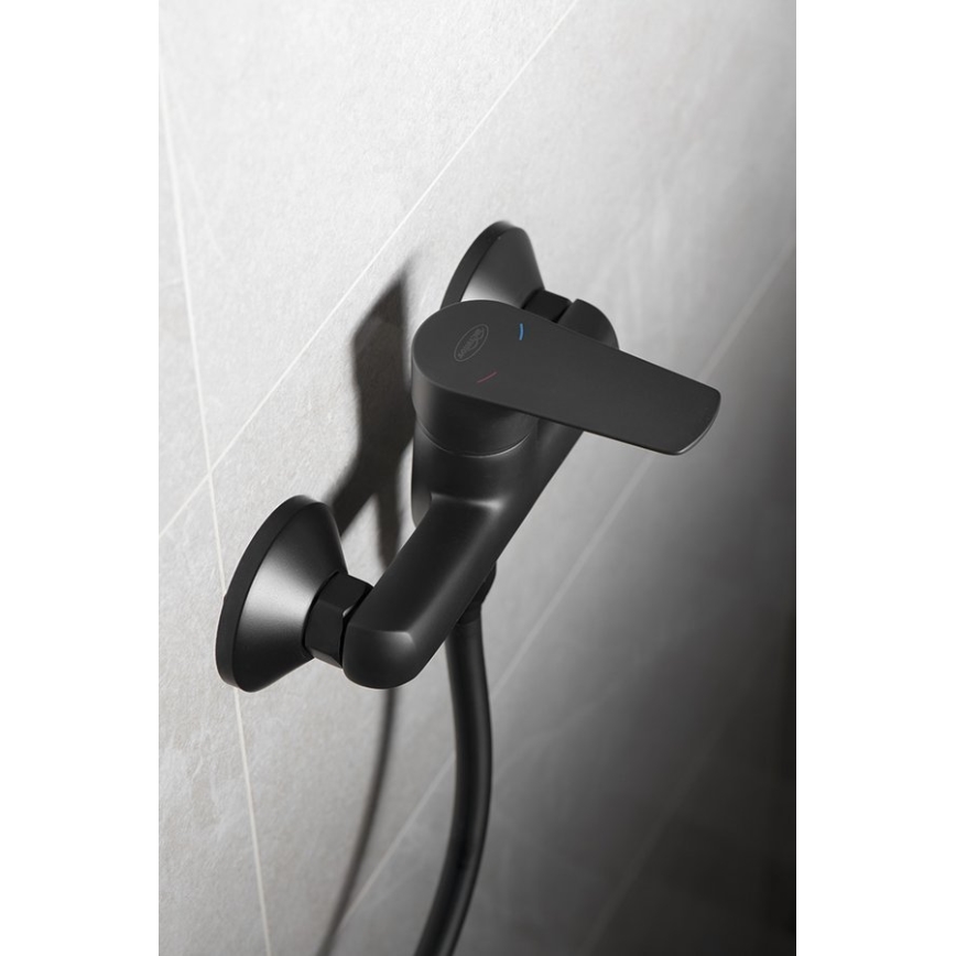 Aqualine - Кранче за душ LOTTA матов черен