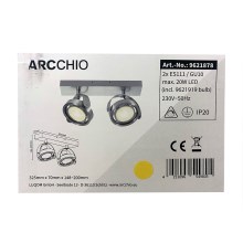 Arcchio - LED Димируем спот MUNIN 2xES111/GU10/11,5W/230V