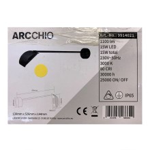 Arcchio - LED Екстериорен аплик GRAYSON LED/15W/230V IP65