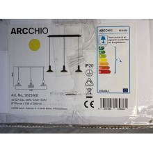 Arcchio - Пендел JAIKA 3xE27/60W/230V