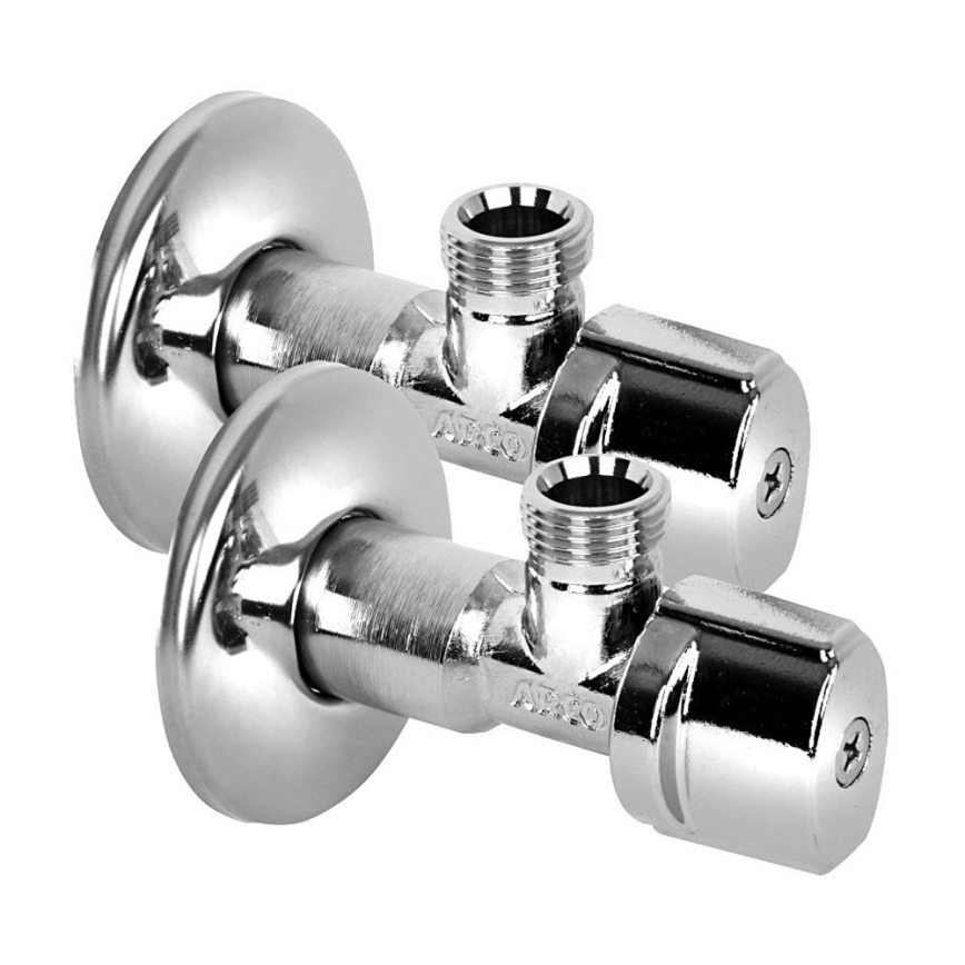 Arco - Ъглов вентил ARCO A-80, 2 бр., лъскав хром