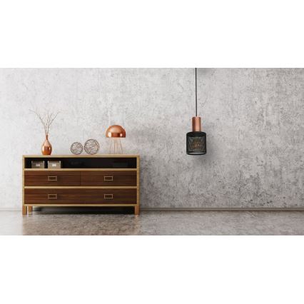 ARES BLACK 1xE27 / 60W / 230V кабелен полилей