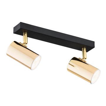 Argon 0889 - Спот LAGOS 2xGU10/5W/230V месинг/черен