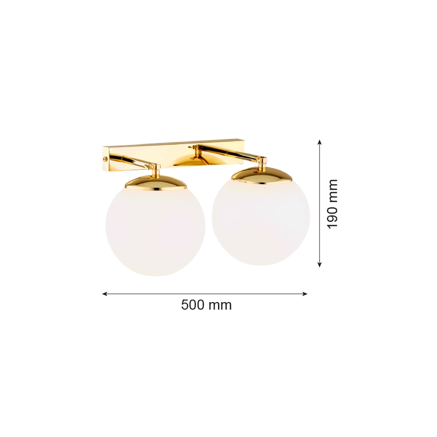 Argon 1052 - Аплик SATELITE 2xE27/15W/230V