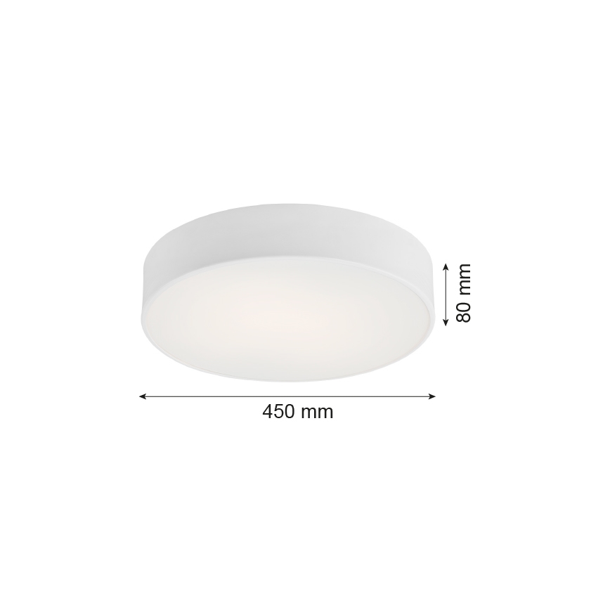 Argon 1188 - Плафон DARLING 3xE27/15W/230V Ø 45 см бял