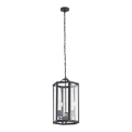 Argon 1253 - Висящ полилей BODRUM 3xE27/15W/230V черен