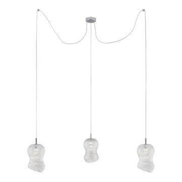 Argon 1357 - LED Полилей висящ на кабел GARDA 3xLED/5W/230V