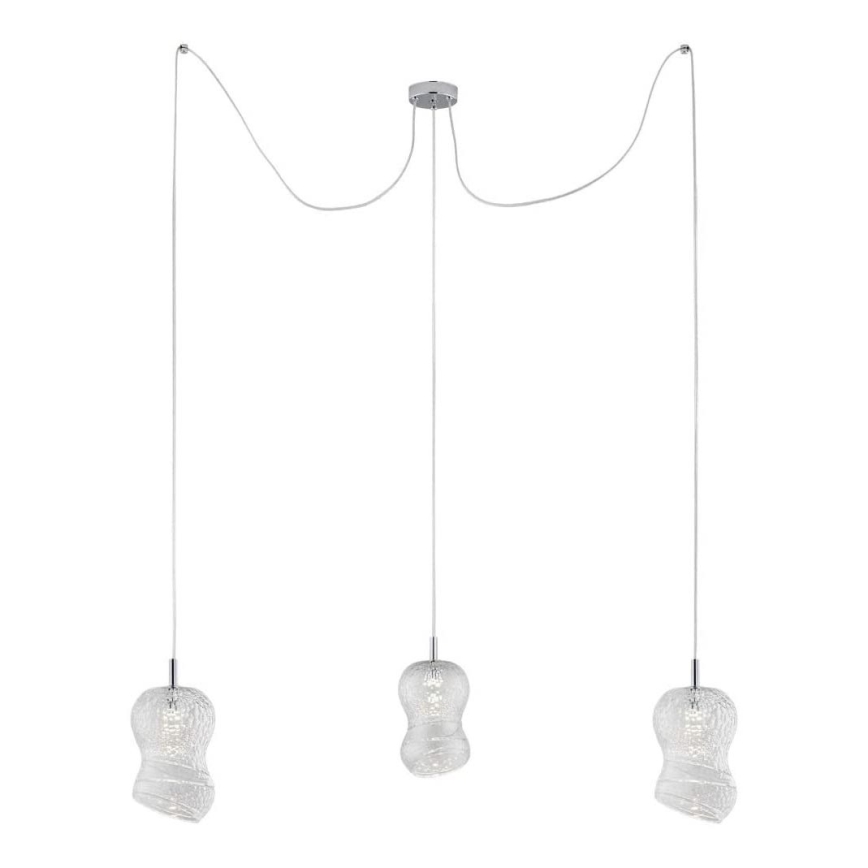 Argon 1357 - LED Полилей висящ на кабел GARDA 3xLED/5W/230V