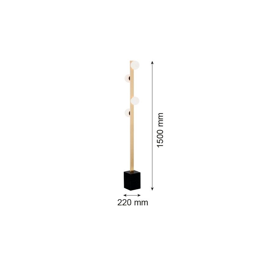 Argon 1738 - Лампион FREEMONT 4xG9/5W/230V