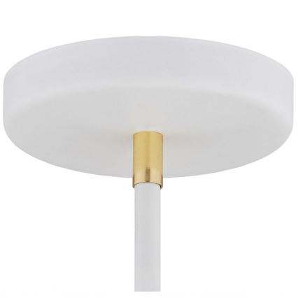Argon 1773 - Полилей AVALONE 4xE27/15W/230V бял/златист
