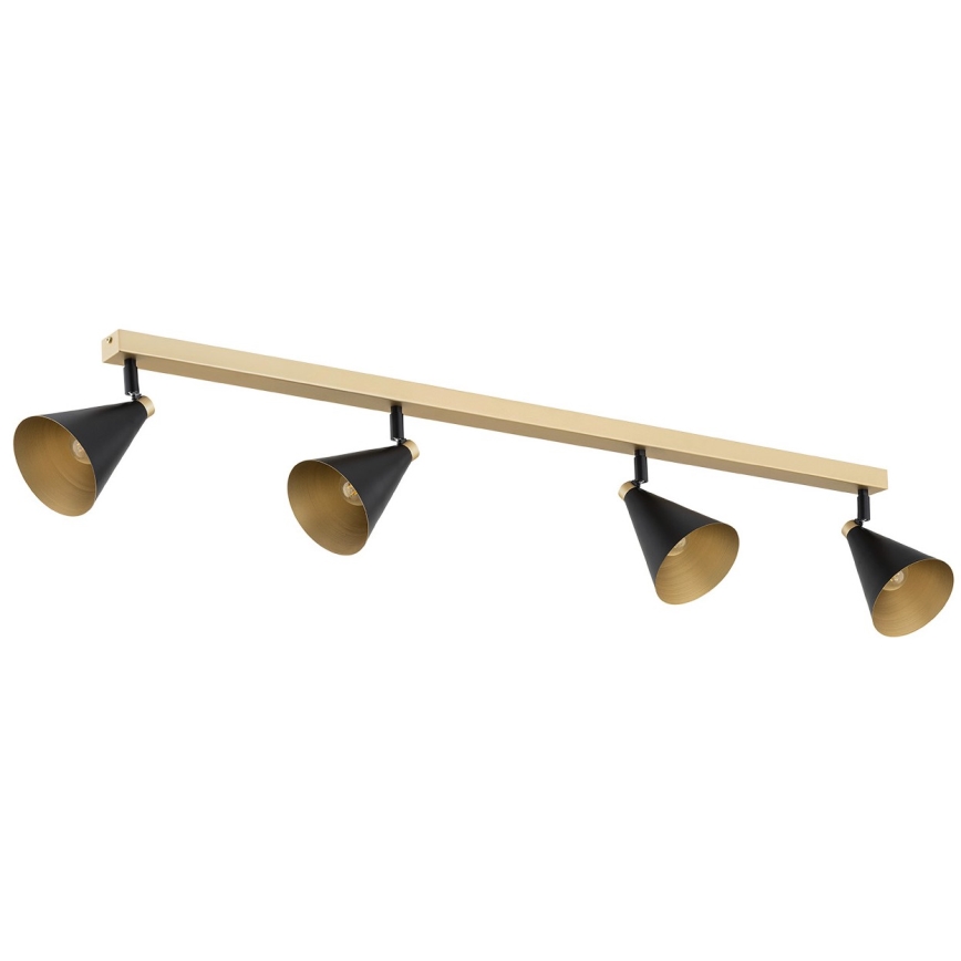 Argon 1805 - Спот LUCINDA 4xE14/7W/230V черна/златиста
