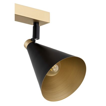 Argon 1805 - Спот LUCINDA 4xE14/7W/230V черна/златиста