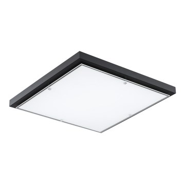 Argon 1826 - Плафон CARLSON 4xE27/15W/230V 60x60 cm черен