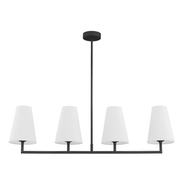 Argon 1831 - Висящ полилей SAFIANO 4xE27/15W/230V черен