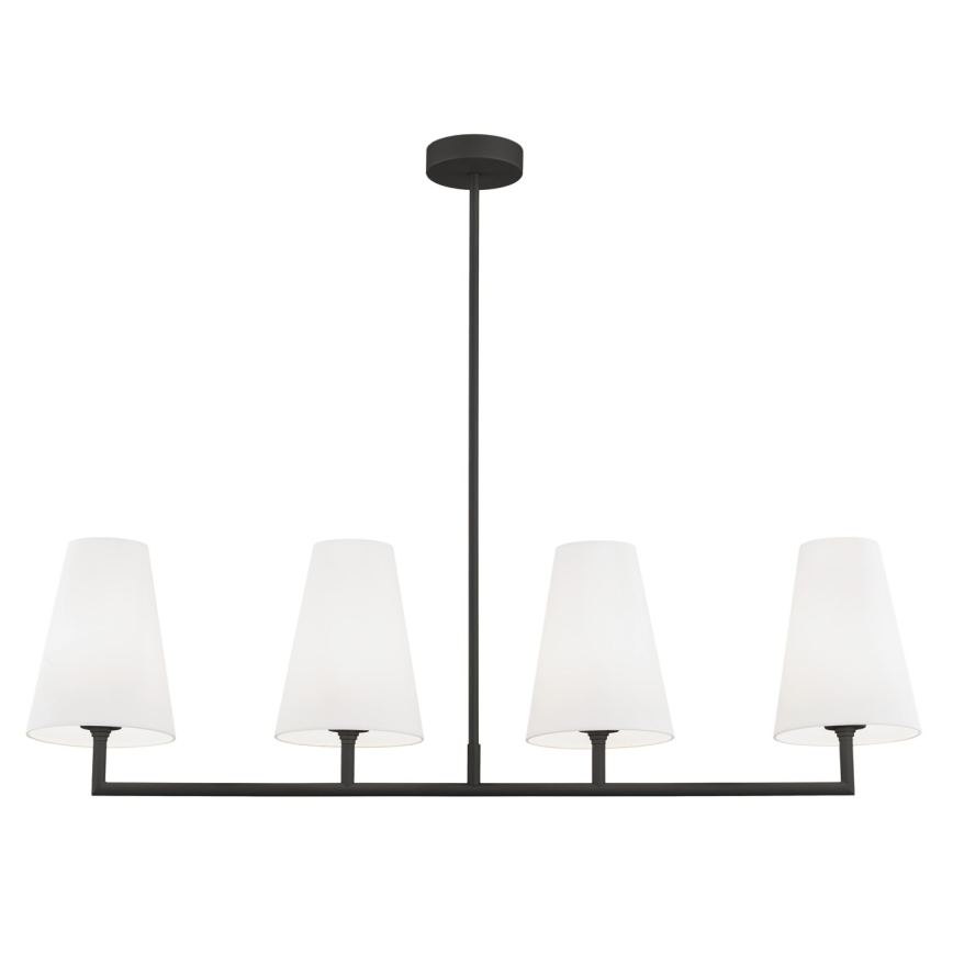 Argon 1831 - Висящ полилей SAFIANO 4xE27/15W/230V черен