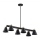 Argon 2552 - Полилей AVALONE 6xE27/15W/230V черен/златист