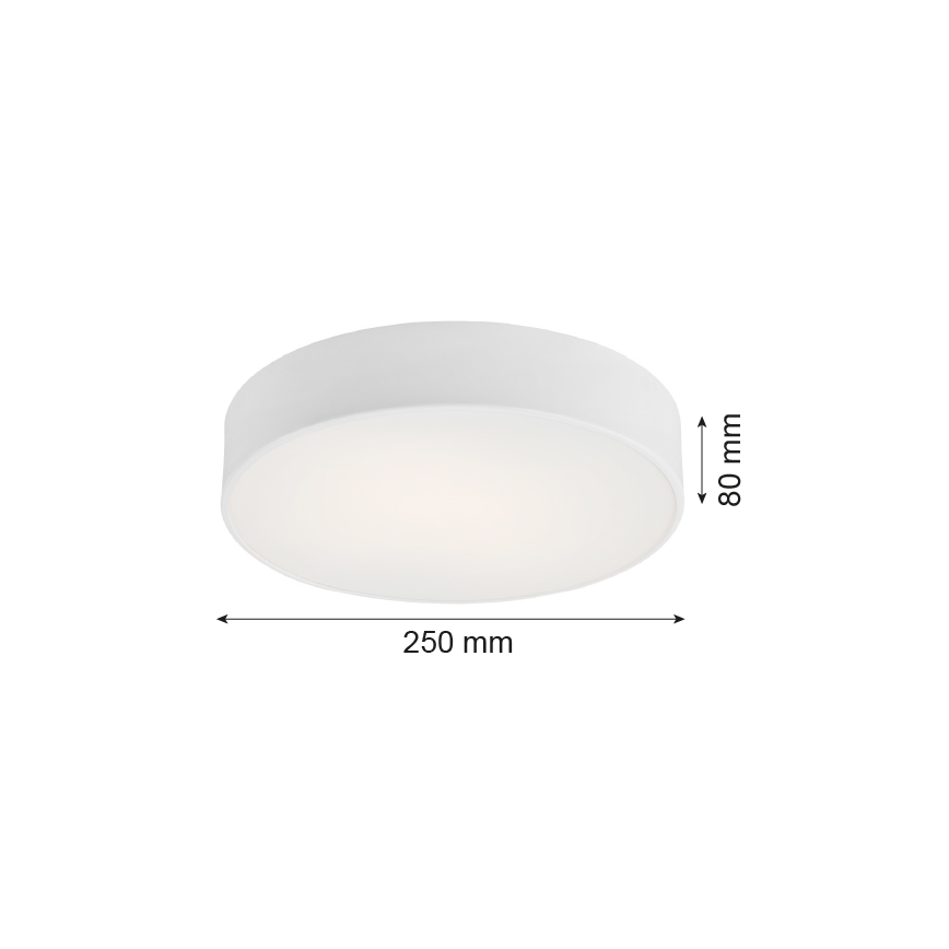 Argon 3082 - Плафон DARLING 2xE27/15W/230V Ø 25 см бял