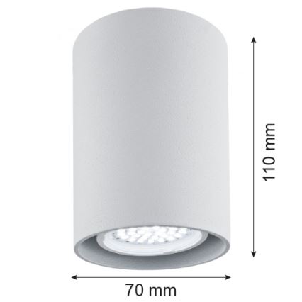 Argon 3117 - LED Точково осветително тяло TYBER 2 1xGU10/3,5W/230V