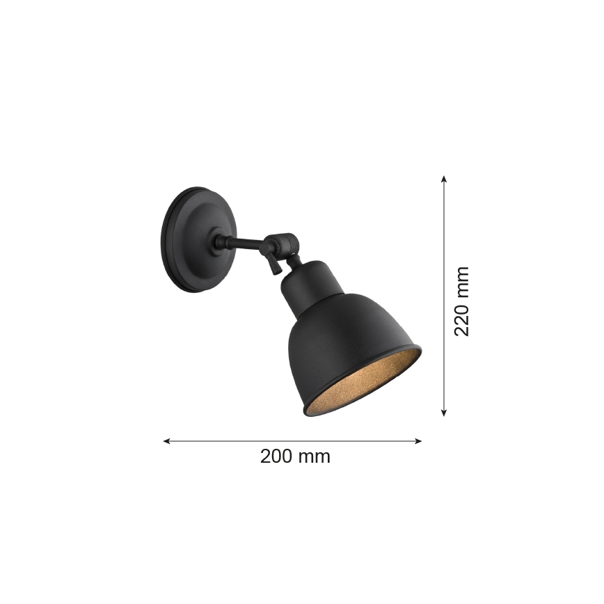 Argon 3185 - Стенна лампа EUFRAT 1xE27/60W/230V