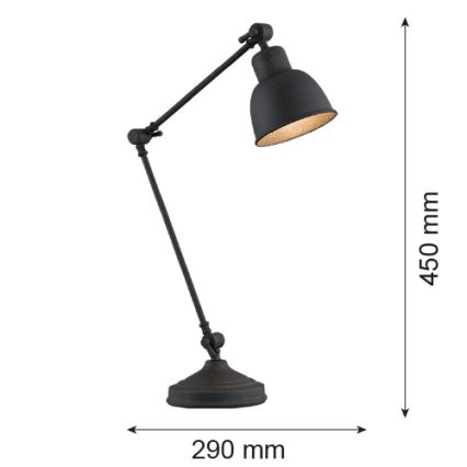 Argon 3197 - Настолна лампа EUFRAT 1xE27/15W/230V