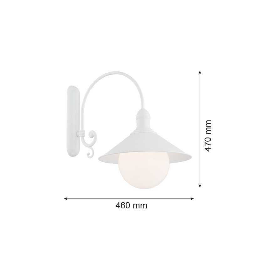 Argon 3297 - Стенна лампа ERBA BIS 1xE27/60W/230V