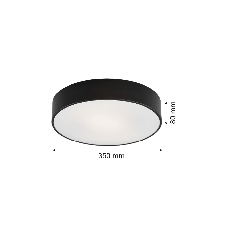 Argon 3570  - LED Плафон DARLING LED/25W/230V Ø 35 см черен