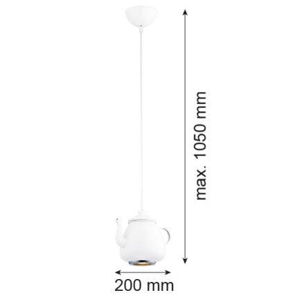 Argon 3650 - Висящи лампи JAMAJKA 1xGU10/50W/230V