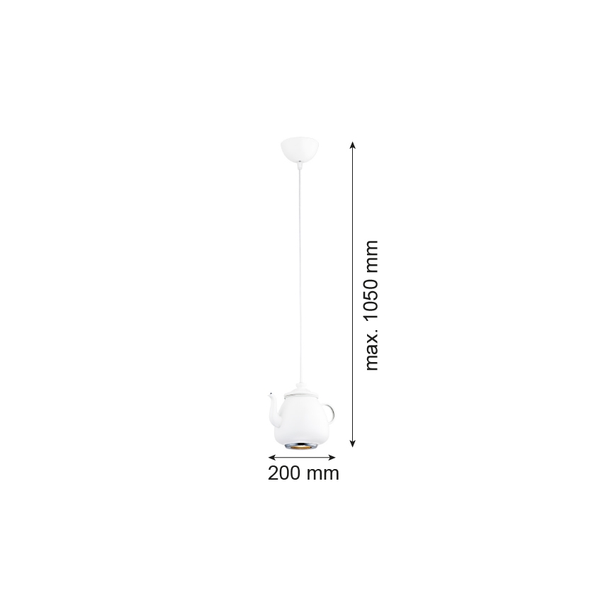 Argon 3650 - Висящи лампи JAMAJKA 1xGU10/50W/230V