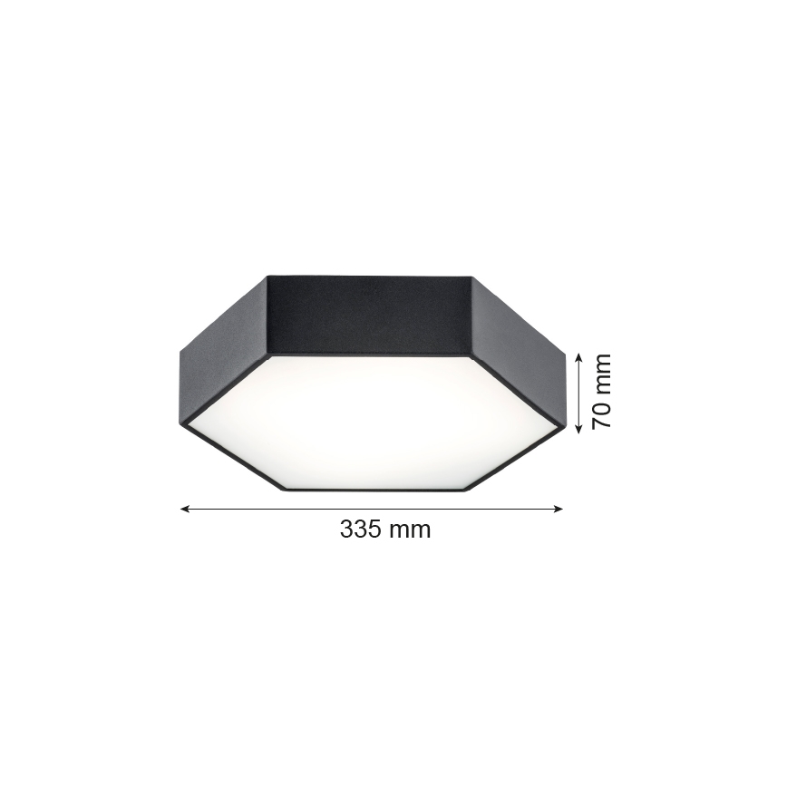 Argon 3823 - LED Лампа ARIZONA LED/22,5W/230V черна