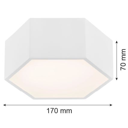 Argon 3828 - LED Лампа ARIZONA LED/9W/230V бяла
