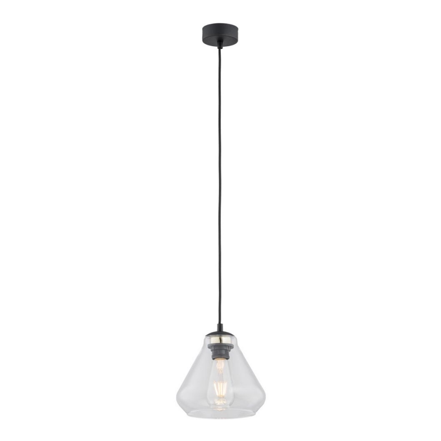 Argon 4047 - Висящ полилей DECORATO 1xE27/15W/230V черен