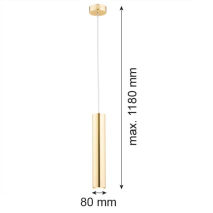 Argon 4057 - Висящ полилей GOMERA 1xGU10/5W/230V месинг