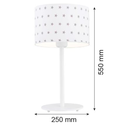Argon 4125 - Настолна лампа MAGIC 1xE27/15W/230V бяла