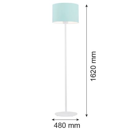 Argon 4131 - Лампион MAGIC 1xE27/15W/230V тюркоаз/бял