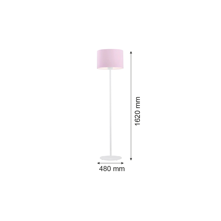 Argon 4132 - Лампион MAGIC 1xE27/15W/230V розов/бял